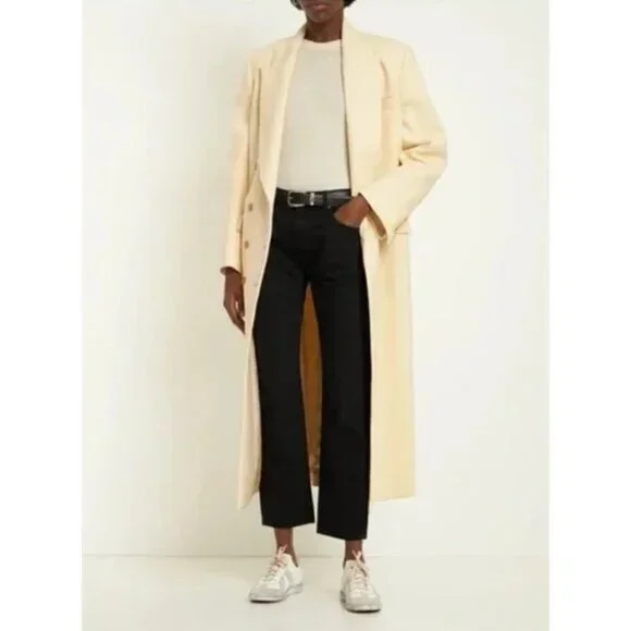 💕KHAITE💕 The Kyle Low Rise Straight Leg Jeans ~ Wilcox Faded Black 28 NWT - Picture 8 of 9